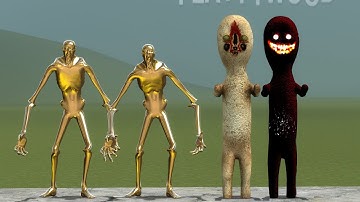 SCP-096 VS GOLD SCP-173!! Garry