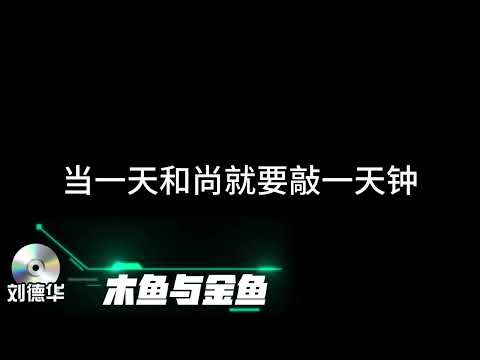 刘德华 木鱼与金鱼 歌词版