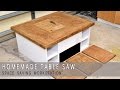 4 in one homemade table saw modular  plans available