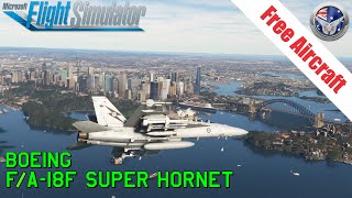 Boeing F/A-18F Super Hornet - Freeware Aircraft - Flight/Review - Microsoft Flight Simulator