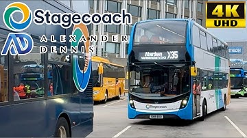 [Stagecoach Highlands Bluebird: X35 Banff to Aberdeen via Macduff, Newmachar & Turriff] Enviro400MMC