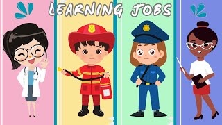 LEARNING about JOBS !🌟 VOCABULARY JOBS for KIDS!