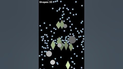 ASMR balls hitting circles and diamonds