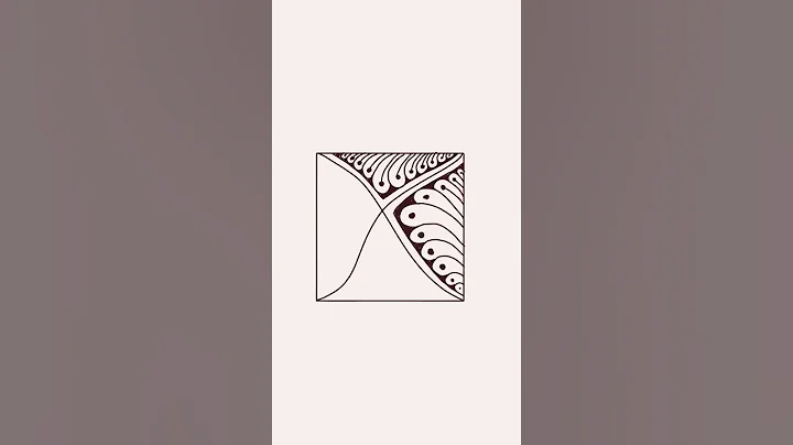 Easy Zentangle Art Patterns #shorts