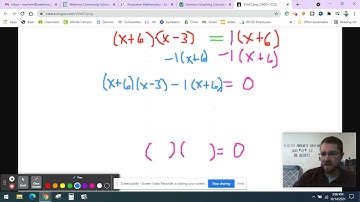 Find the Intersection Points of Polynomials with Algebra (Factor by Grouping)
