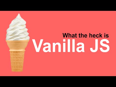 What is Vanilla JS?