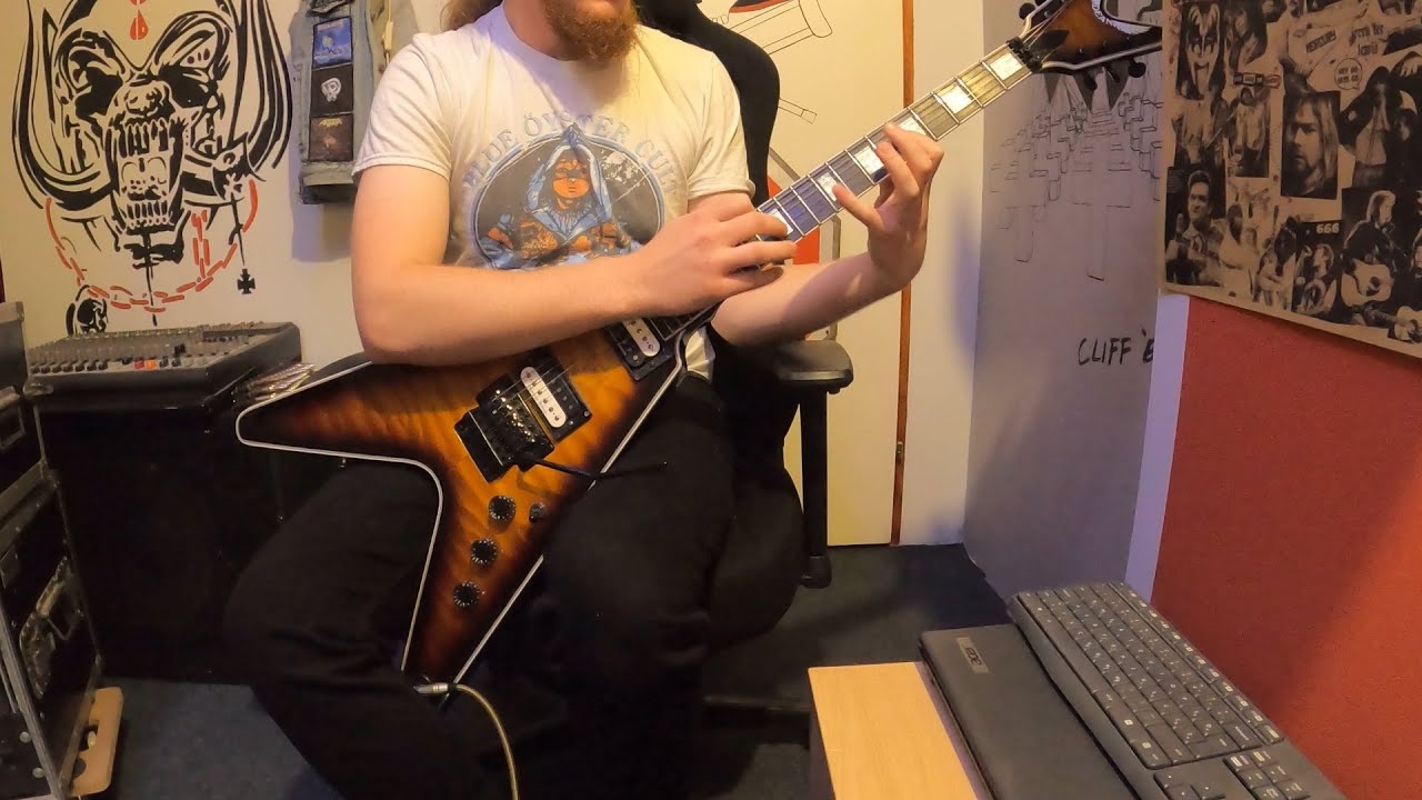 Metallica Ride the Lightning Guitar Solo Cover YouTube