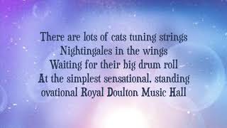 Video thumbnail of ""The Royal Doulton Music Hall" - Mary Poppins Returns Lyrics"