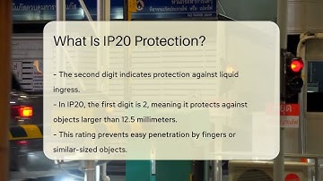 What Is IP20 Protection? - SecurityFirstCorp.com