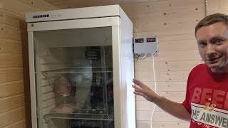 With your own hands, a refrigerator for raw meat, fermentation of lager and beer storage