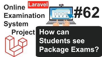 How can Students see Package Exams in Online Examination System Project in Laravel #62?
