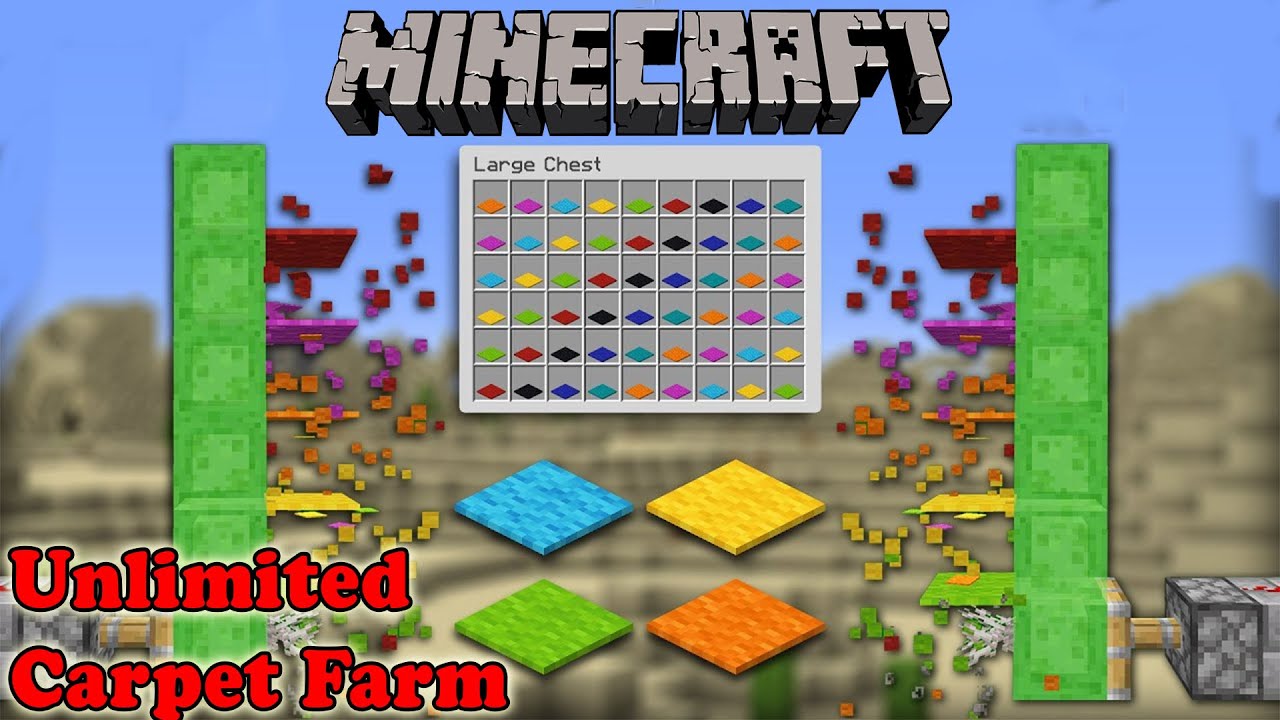 Unlimited Carpet Farm | Minecraft - YouTube