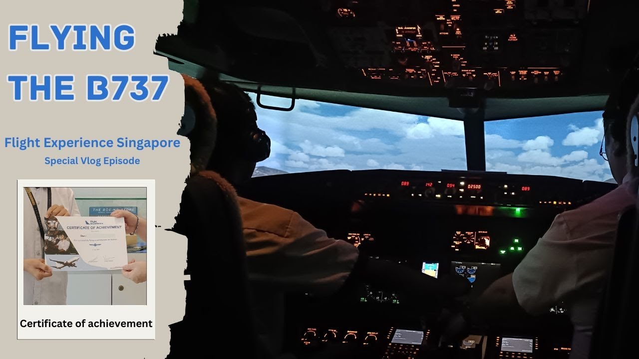 Flying the B737 | Flight Experience Singapore | Special Vlog Episode