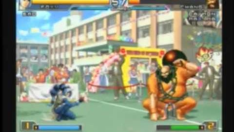 Kof2002UM - Akarisu/Kyou Tsukai vs. Kyarage/Naochan