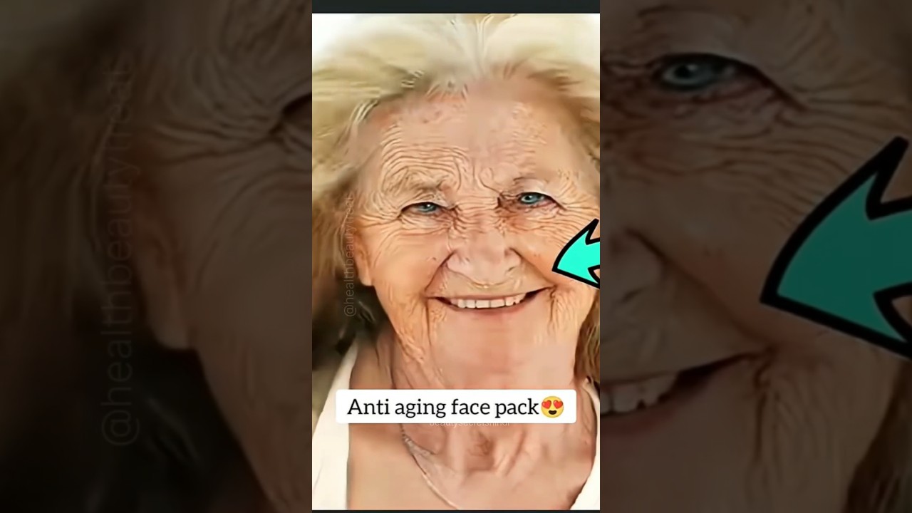 Anti Aging Face Pack | Look 20 at the Age 50 | Younger Glowing Skin ✨️ 