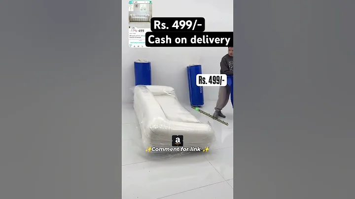 Viral white sofa for home | Amazon Finds | shorts #amazon #amazonfinds #shorts