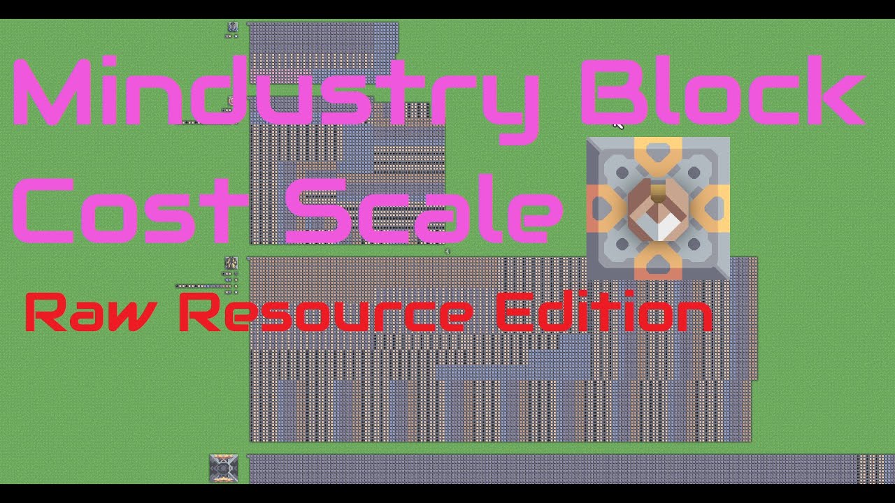 Mindustry Block Cost Scales Raw Resources YouTube