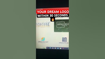 create logo by using AI in 30 seconds #trending #ai #logodesign #logodesigner