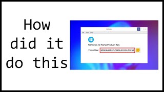 How Could ChatGPT Generate Windows License Keys