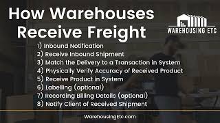 How 3PL Warehouses Receive Freight: Step-By-Step Inbound Process Explained