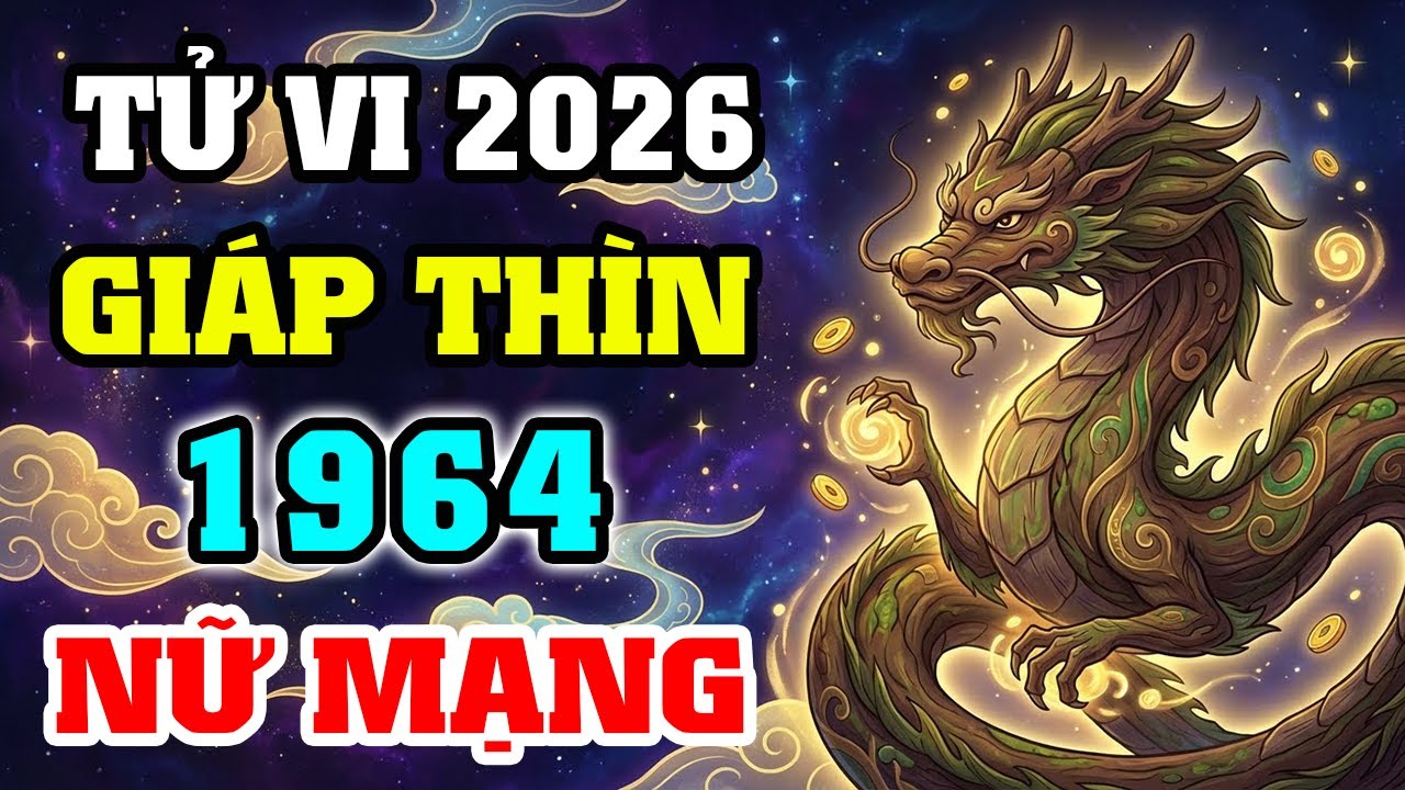 ĐÓN TẾT BÍNH NGỌ 2026: Tử Vi Nữ Mạng GIÁP THÌN (1964) Tiết Lộ Vận May Rực Rỡ & Tài Lộc Thăng Hoa?