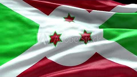 4k render Burundi Flag video waving in wind Burundi Flag Wave Loop waving in wind Burundi Flag