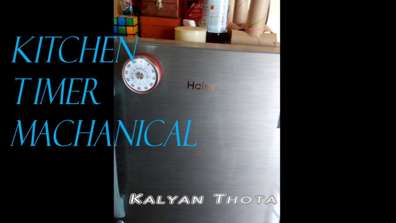 Kitchen timer mechanical