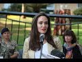 Анджелина Джоли с эмоциональной речью в Кении