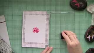 How to make your own stamping tool | stamp positioner used with Altenew Stamps and Inks