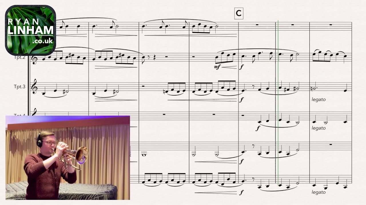 Faure - Requiem - Piu Jesu - Trumpet Ensemble (Flugelhorn Cover) PDF Sheet Music Download