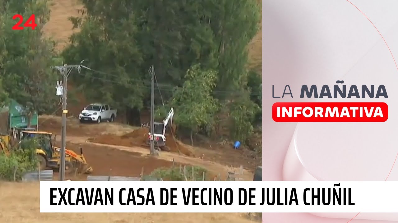 Excavan casa de vecino de 90 años al que defendió Julia Chuñil | 24 Horas TVN Chile