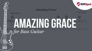 Amazing Grace Bass Guitar Tab