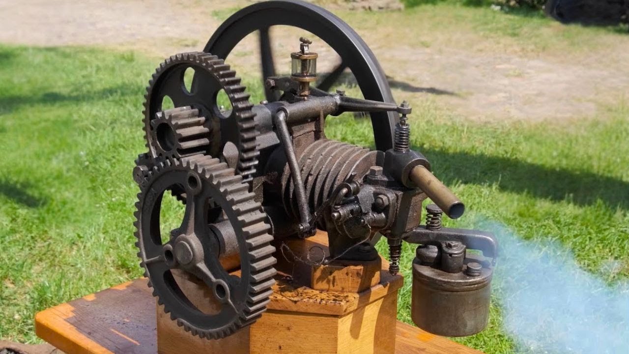 Rare Antique Engine Start Up Cold Sounds You Must Hear - Cold Startup