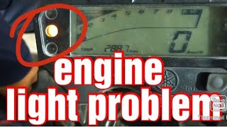 Yamaha FZ-S V2 engine light problem and solution metre sensor replacement