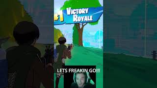 I GOT MY FIRST FORTNITE WIN IN SPRINGFIELD!!!!!