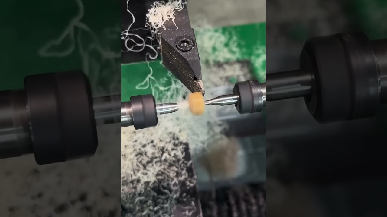 Wood processing of automatic lathes 