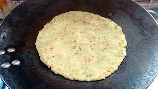 चावल का पराठा /चावल का आलू गुंधा  पराठा/Chawal ka soft paratha in hindi /Rice flour paratha