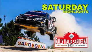 Saturday Highlights | Wrc Rally Italia Sardegna 2024 | Flat Out And Max Attack