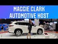 Maggie clark on camera automotive host reel