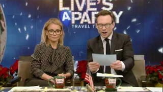 Live With Kelly 12/22/2016  Christian Slater Kyra Sedgwick; Kal Penn; D.J. Khaled