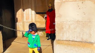 Kid in Kings Guard Uniform Meets The Real Kings Guards! by TheoryGlobe 536 views 3 weeks ago 1 minute, 45 seconds