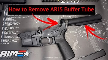 How to Remove an AR15 Buffer Tube