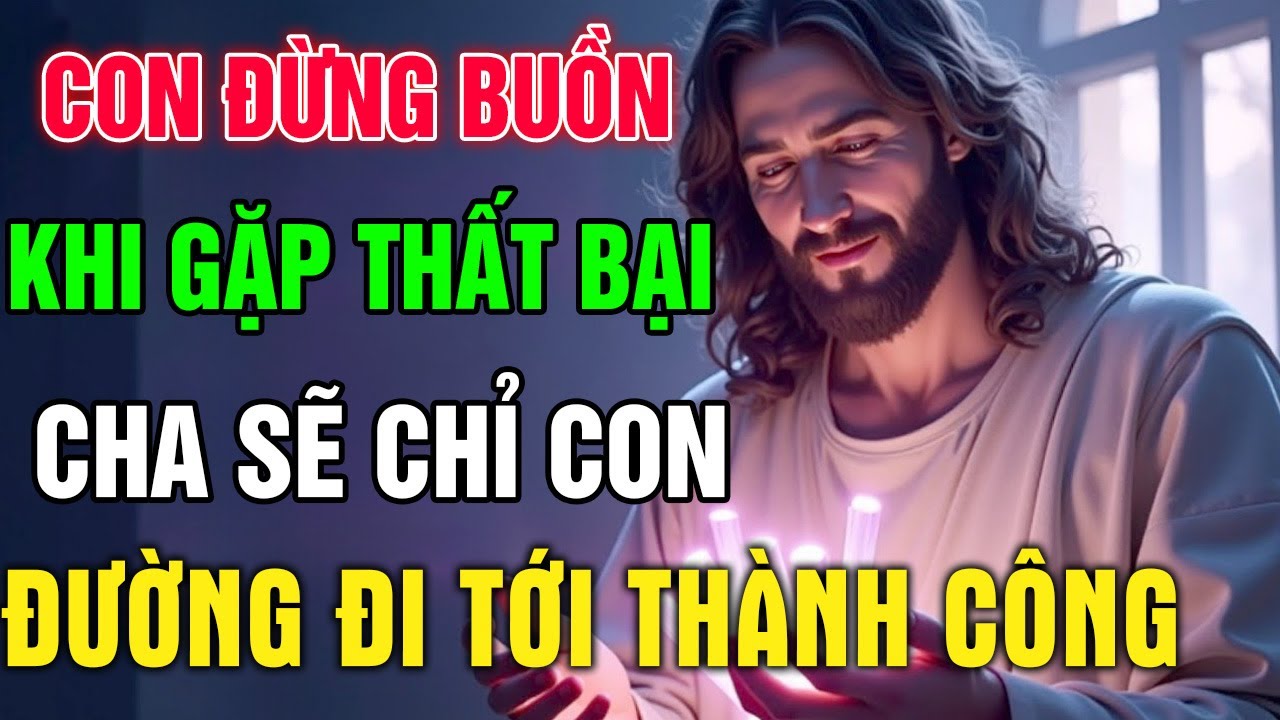 Lắng Nghe Thông Điệp Từ Chúa | Đừng Buồn Khi Con Thất Bại, Cha Sẽ Cho Con Đường Đi Đến Thành Công