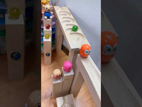 MarbleRun♪マーブルランASMR♫ころころニコニコ🎡🟢🧸🟠