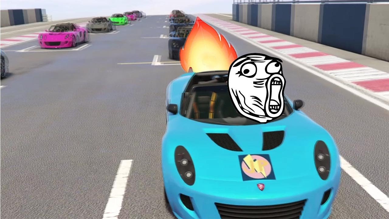 EL COCHE COHETE  - GTA V Online - Carreras Troll en GTA 5 | Pronene 4