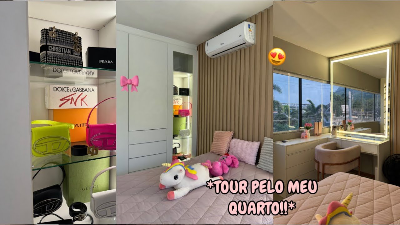 TOUR PELO MEU QUARTO DOS SONHOS!! *completo
