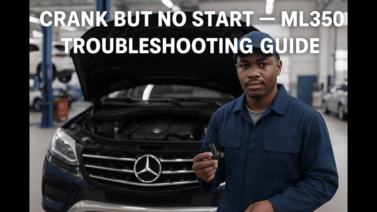Mercedes Benz ML350 Crank No Start | Easy Fix with Crankshaft Sensor