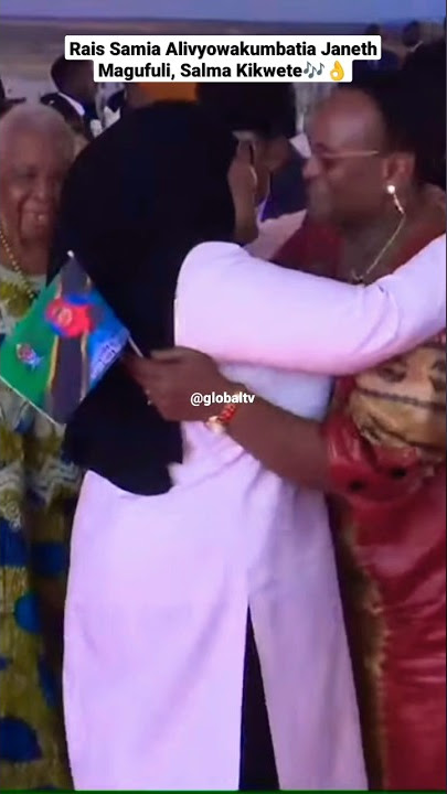 Rais Samia alivyowakumbatia Janeth Magufuli, Salma Kikwete🎶👌 #shorts #bella #ikulu #chamwino