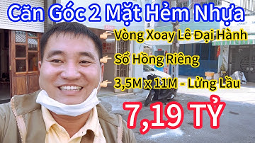 QUẬN 11 - CĂN GÓC 2 MẶT HẺM TIỆN VỪA Ở VỪA KINH DOANH - CHỈ 7,19 TỶ - LH:0374997997 , #aunhapho