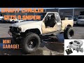 Mini Garage! Crusty Crawler gets a Holley Sniper! How-to